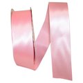 Reliant Ribbon 1.5 in. 50 Yards Single Face Satin Ribbon, Pink 5150-061-09K